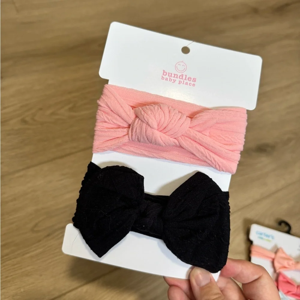 CARTERS/BUNDLES BABY PLACE bows - Picture 3 of 4